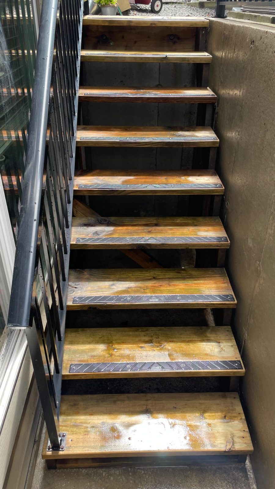 A staircase Cameron refinished